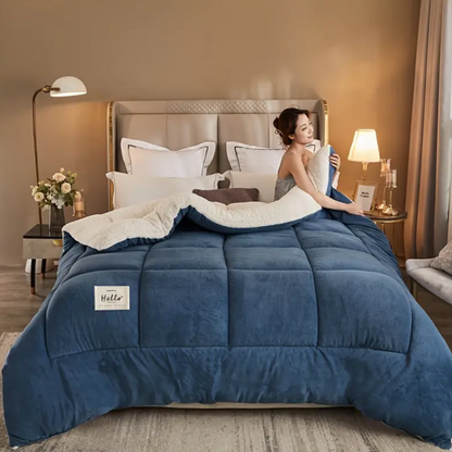 Parure de Lit Sherpa – Chaleur Douillette et Confort Haut de Gamme pour l’Hiver Bedding Electro Paris