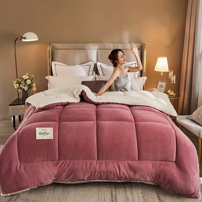 Parure de Lit Sherpa – Chaleur Douillette et Confort Haut de Gamme pour l’Hiver Bedding Electro Paris