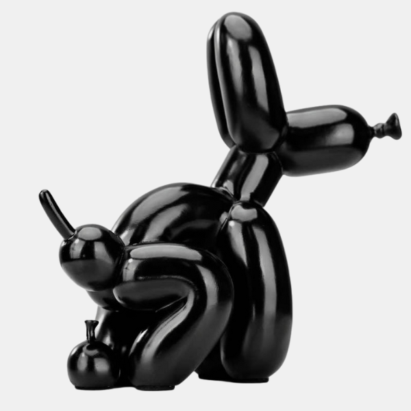 Sculpture Chien Ballon – Art Ludique et Élégant Sculptures Electro Paris Noir