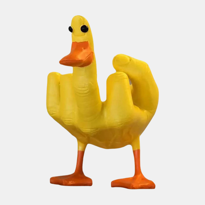 Sculpture Canard Insolent – Pièce Décorative Drôle et Audacieuse Audio et Vidéo Portables Electro Paris Jaune