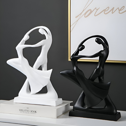 Décoration – Sculpture Abstraite Swayduo en Résine pour Intérieur Moderne et Élégant Sculptures Electro Paris