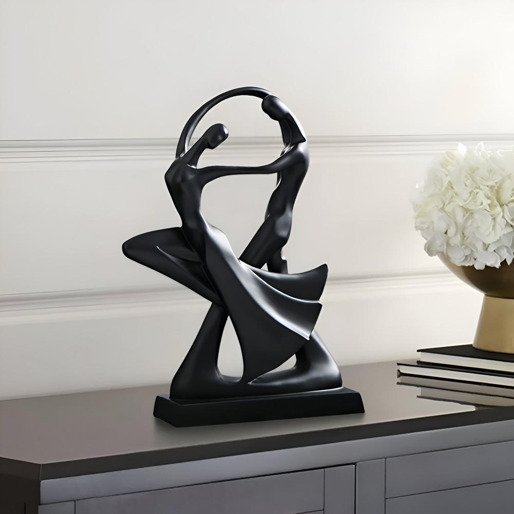 Décoration – Sculpture Abstraite Swayduo en Résine pour Intérieur Moderne et Élégant Sculptures Electro Paris