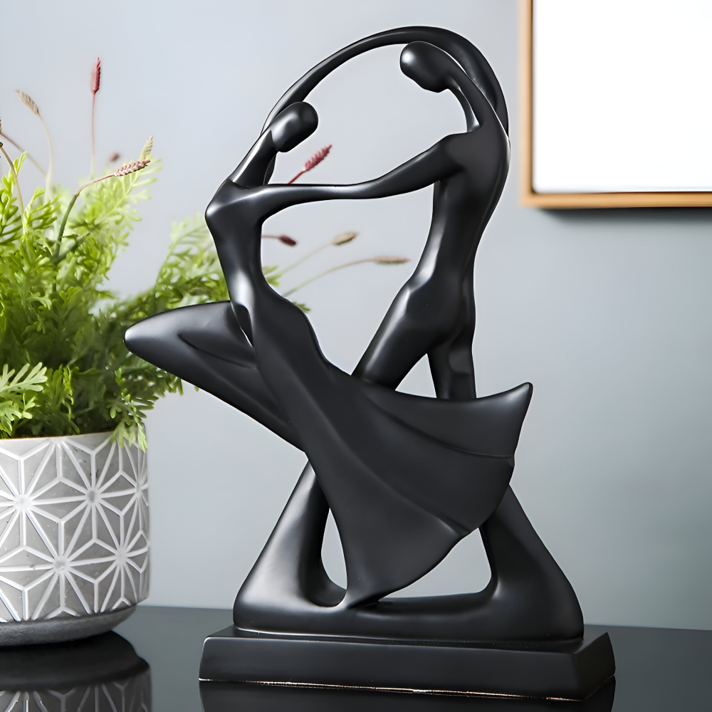 Décoration – Sculpture Abstraite Swayduo en Résine pour Intérieur Moderne et Élégant Sculptures Electro Paris