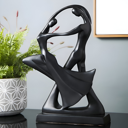 Décoration – Sculpture Abstraite Swayduo en Résine pour Intérieur Moderne et Élégant Sculptures Electro Paris