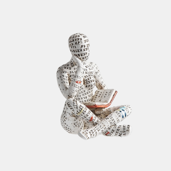 Sculptures Humanoïdes Modernes – Art et Expression Contemporaine Humanoid Sculptures Electro Paris Pensif