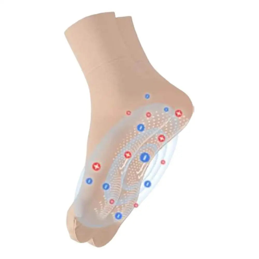 Chaussettes De Compression Révolutionnaires Pour Des Jambes Tonic Et Légères Compression socks Electro Paris Beige