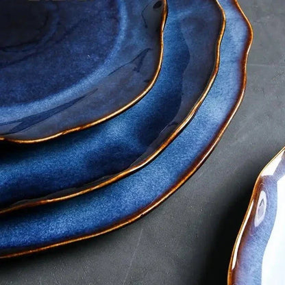 Set de 4 plaque pour des repas élégants et créatifs Plate set Electro Paris