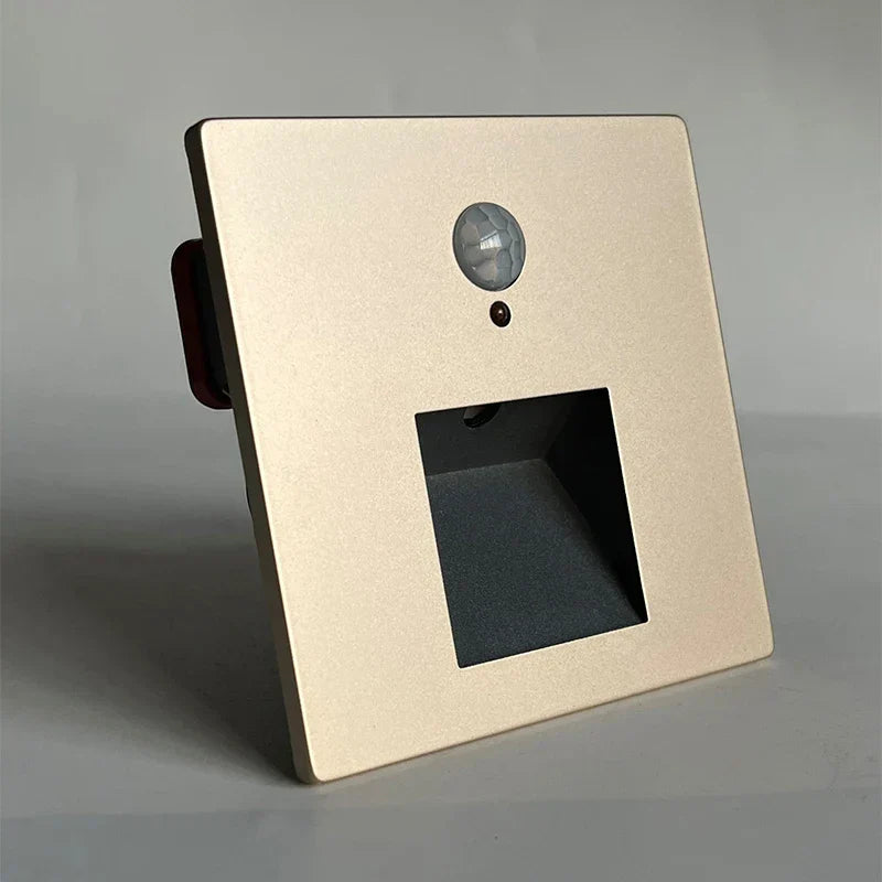 Applique Murale Avec Capteur De Mouvement Pour Éclairage De Escalier Et Ambiance Nocturne Wall Light Fixtures Electro Paris Or C