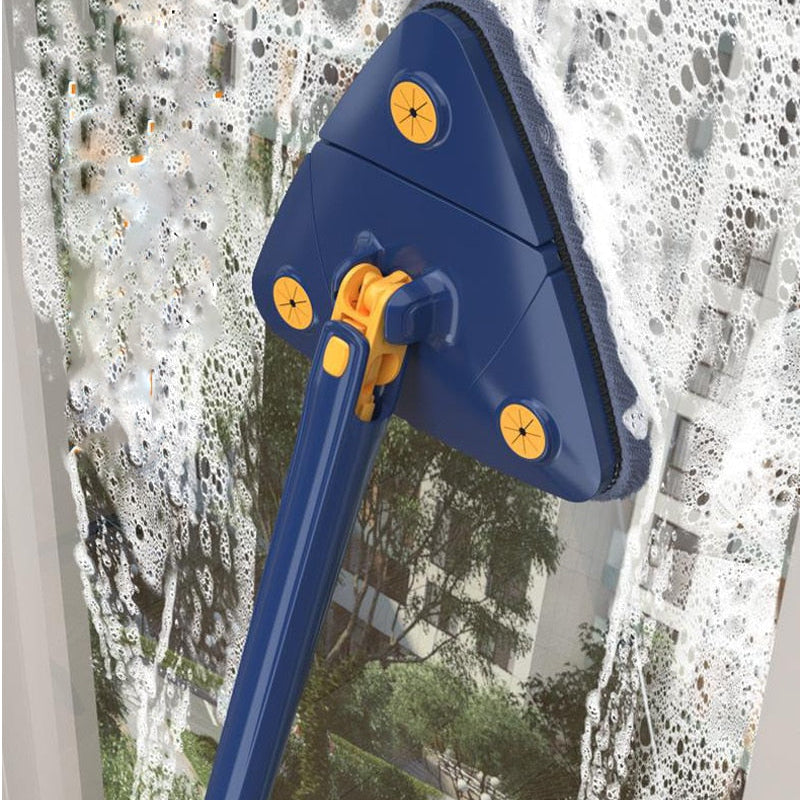 Serpillière Rotative 360° Avec Tête Triangulaire Pour Nettoyage Complet Et Facile Des Coins Home cleaning tool Electro Paris