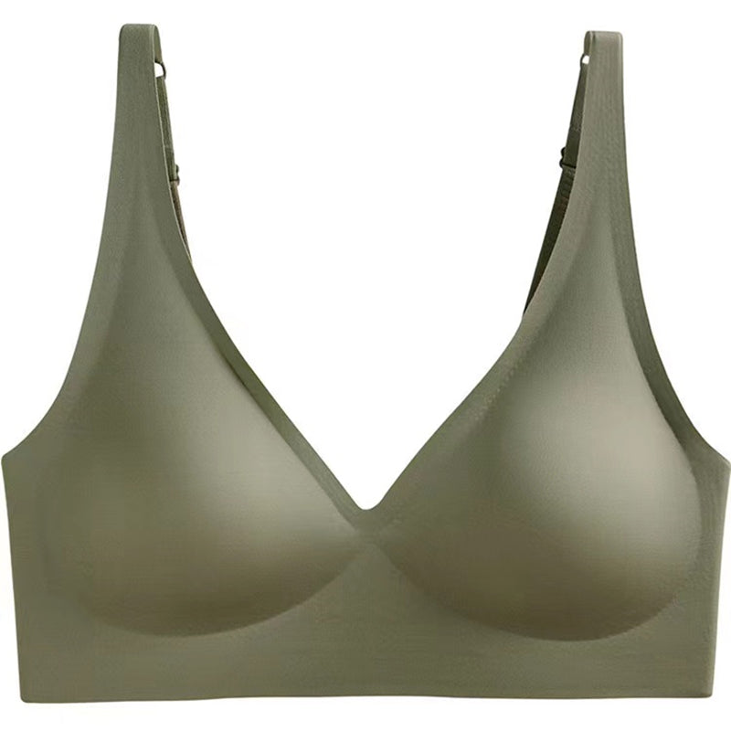 Soutien-Gorge Confort Sans Couture En Tissu Doux Pour Un Maintien Naturel Et Léger Undergarment Electro Paris Vert S