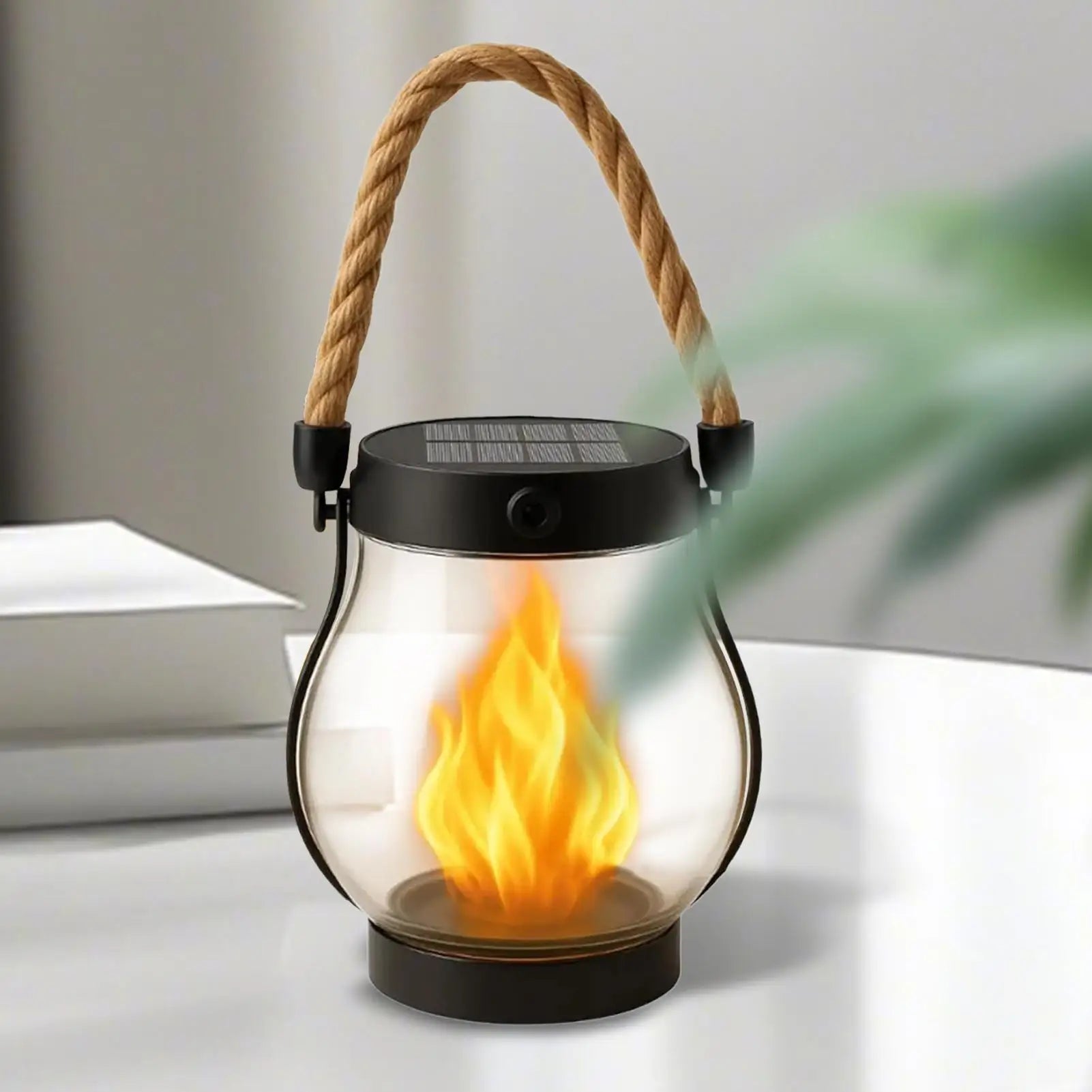 Lanterne Solaire Extérieure Avec Effet Flamme Réaliste Pour Jardin Et Terrasse Outdoor Lights Electro Paris