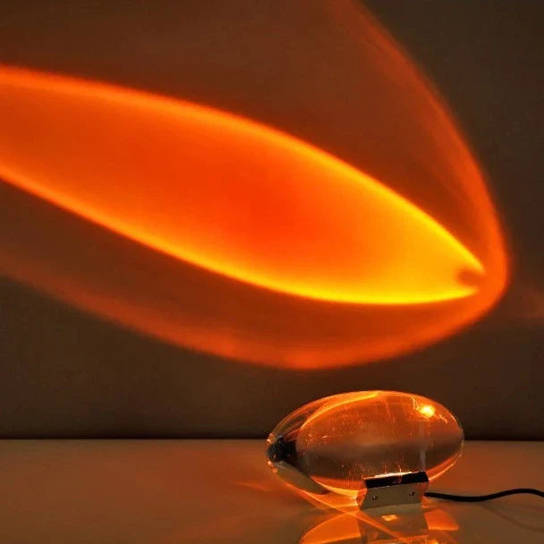 Lampe De Table Cristal Avec Éclat Coucher De Soleil Pour Ambiance Lumineuse Apaisante Table Lamps Electro Paris