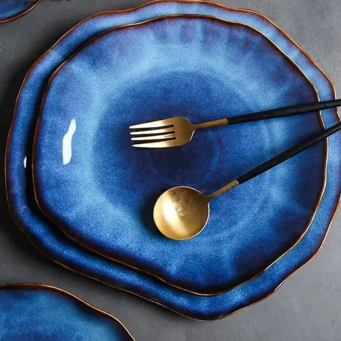 Set de 4 plaque pour des repas élégants et créatifs Plate set Electro Paris