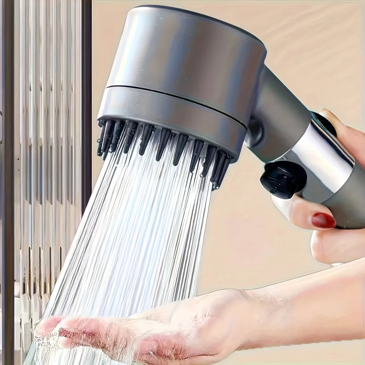 Pommeau De Douche Haute Pression À Jet Turbo Pour Expérience Spa Et Confort Quotidien Shower head Electro Paris