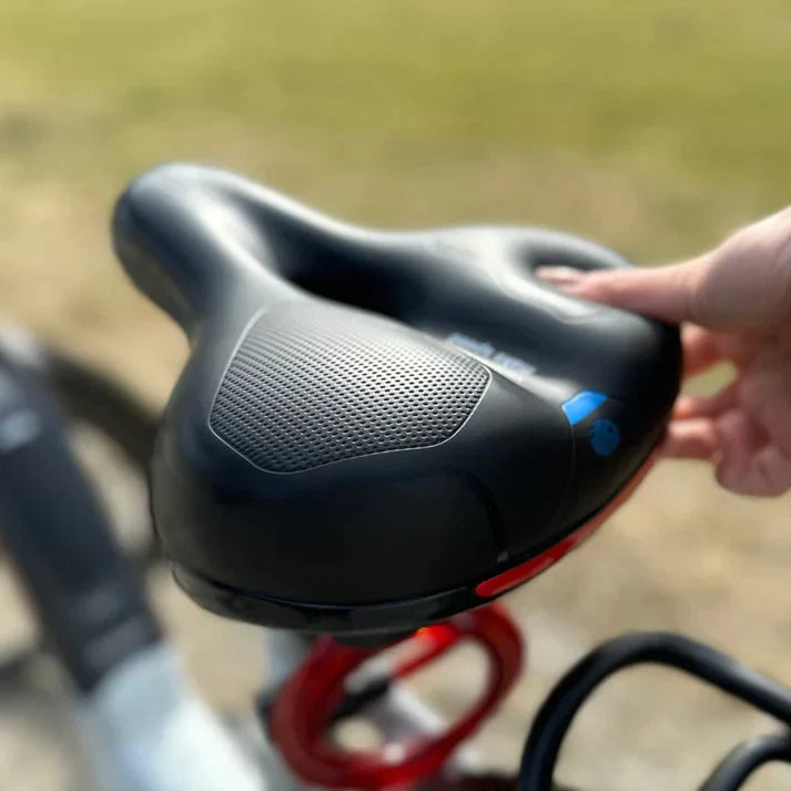 Selle de Vélo Ergonomique avec Rembourrage Gel & Mousse – Selle Universelle Absorbant les Chocs Selles de vélo Electro Paris Bleu