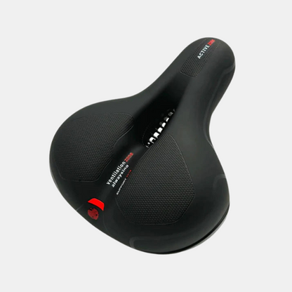 Selle de Vélo Ergonomique avec Rembourrage Gel & Mousse – Selle Universelle Absorbant les Chocs Selles de vélo Electro Paris Rouge