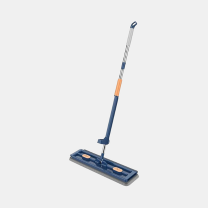 Serpillière Plate et Seau Essoreur – Balai Rotatif à 360° pour le Nettoyage des Sols Produits de nettoyage Electro Paris Bleu