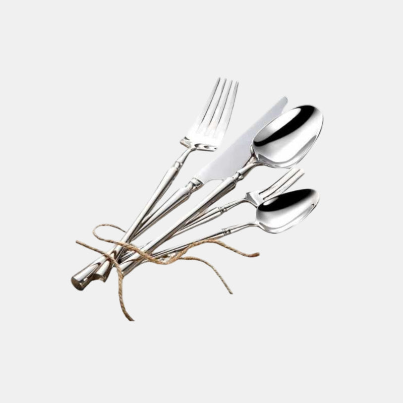 Service de Couverts de Table en Acier Inoxydable – Set Élégant de 30 ou 60 Pièces Couverts Electro Paris Ensemble de 30 pièces