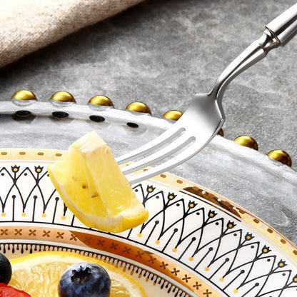 Service de Couverts de Table en Acier Inoxydable – Set Élégant de 30 ou 60 Pièces Couverts Electro Paris