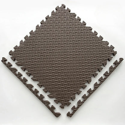 Tapis de Puzzle pour Enfants – Tapis de Jeu Sécurisé et Amusant pour Premières Activités Play Mats Electro Paris 12 Pièce marron