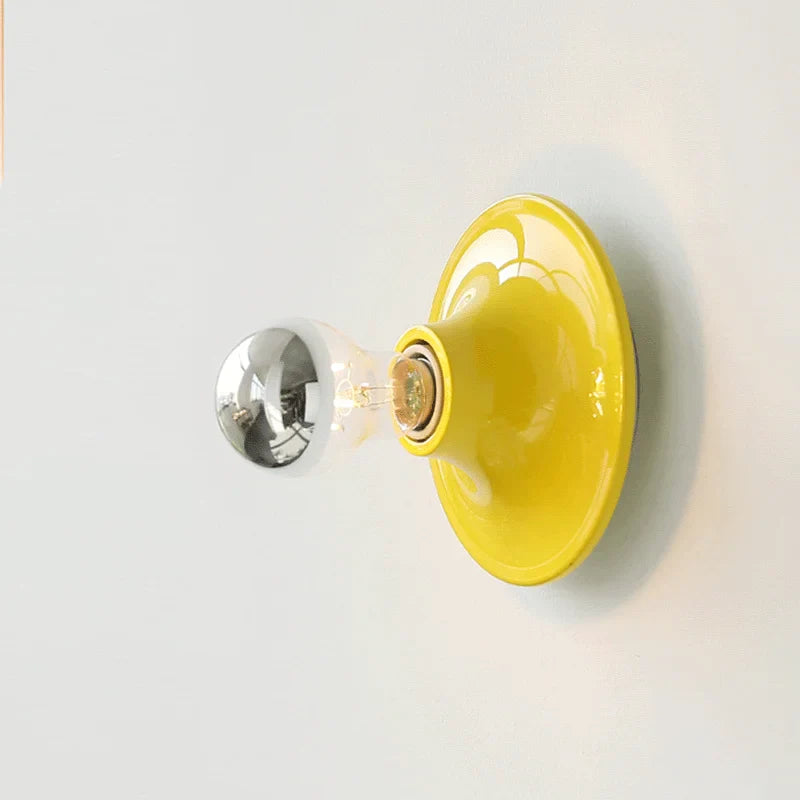 Applique Murale Vintage Style Rétro Pour Chambre, Salon Et Décoration Intérieure Wall Light Electro Paris Jaune