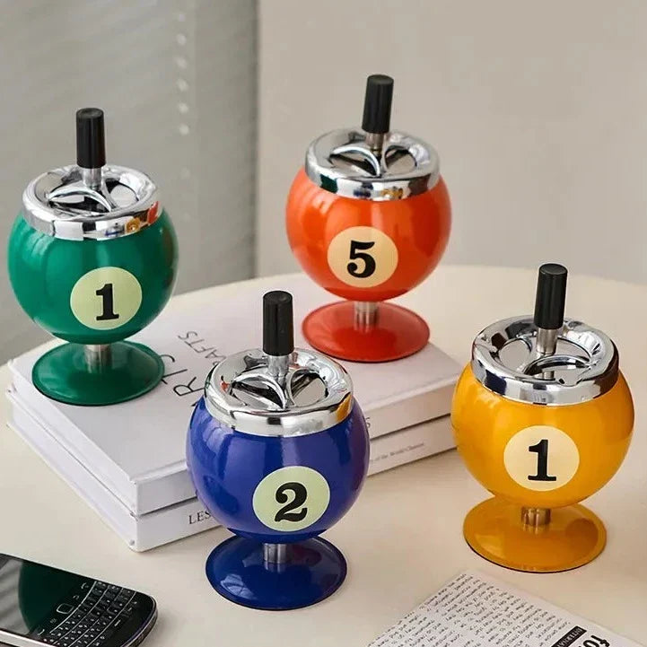 Cendrier En Métal Élégant Pour Salle De Jeux, Coin Billard Ou Espace Détente Lighters & Ashtray Electro Paris