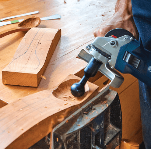 Outil De Travail Du Bois Polyvalent Pour DIY Avec Accessoire De Tournage Compatible Perceuse Et Meuleuse Wood Shaper Electro Paris