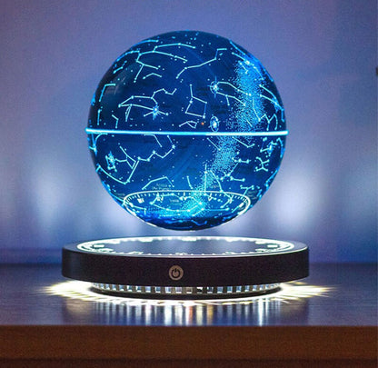Lampe Constellation Rotative en Lévitation – Globe d’Étoiles Flottant Magique Table Lamp Electro Paris