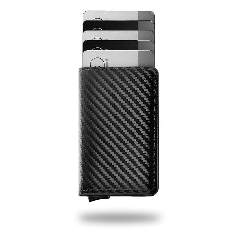 Swallet Portefeuille En Cuir Premium RFID Avec Mécanisme À Bouton Et Grande Capacité Black Friday Deal Wallet Electro Paris