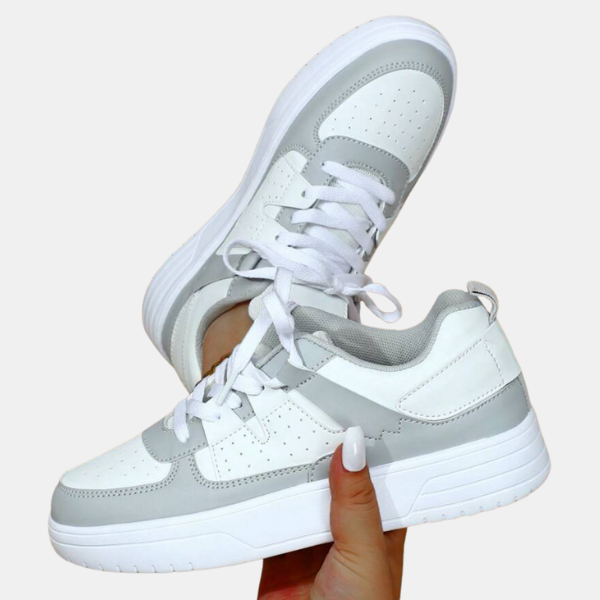 Sneakers Femme Élégance – Confort et Style Shoes Electro Paris Gris 36