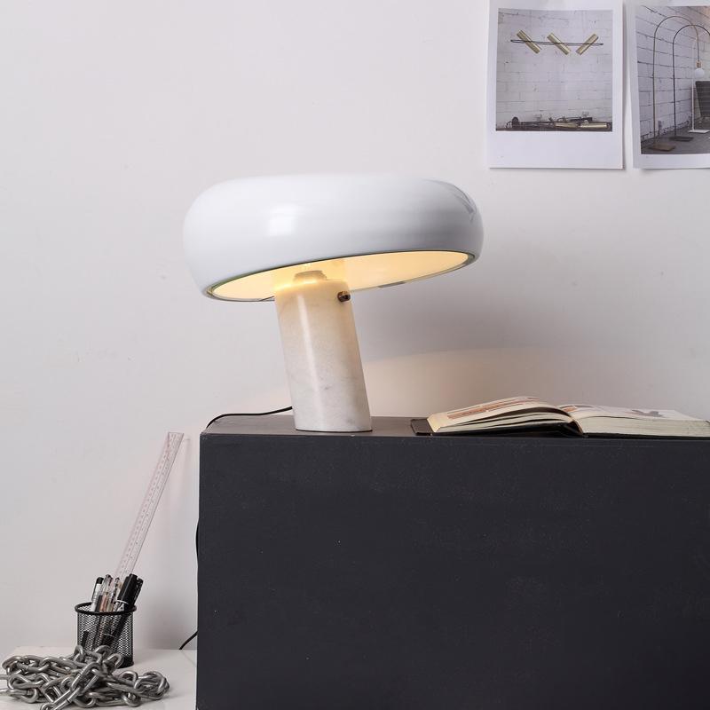 Lampe De Table En Marbre Véritable Avec Lumière Chaude Design Élégant Et Éclairage D’Ambiance Pour Salon Chambre Ou Bureau Cyber Monday Offer Table Lamp Electro Paris