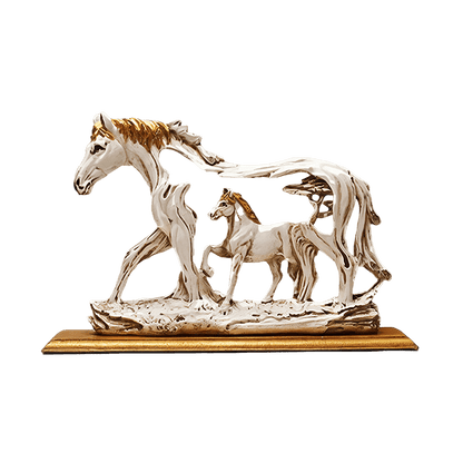 Statuette de Cheval Galopant Élégante pour Décoration Artistique Soins de la peau Electro Paris