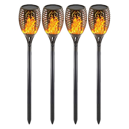 Lampe de Jardin – Éclairage Solaire Extérieur Décoratif LED Solar Tuinverlichting Electro Paris Lot de 4