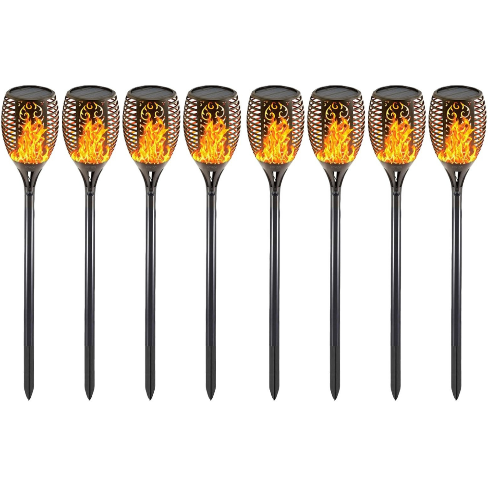 Lampe de Jardin – Éclairage Solaire Extérieur Décoratif LED Solar Tuinverlichting Electro Paris Lot de 8