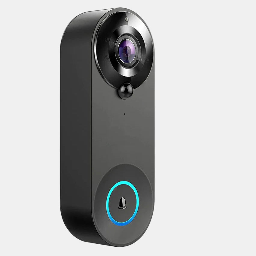 Sonnette Intelligente HD 1080p avec Vision Nocturne - Détection de Mouvement Caméras de sécurité pour maison intelligente Electro Paris Ensemble de sonnette