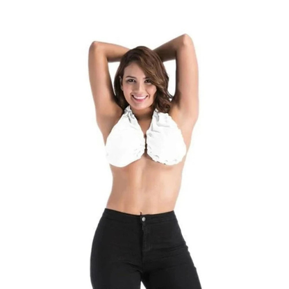 Soutien-Gorge Confortable en Serviette Coton Electro Paris Blanc S