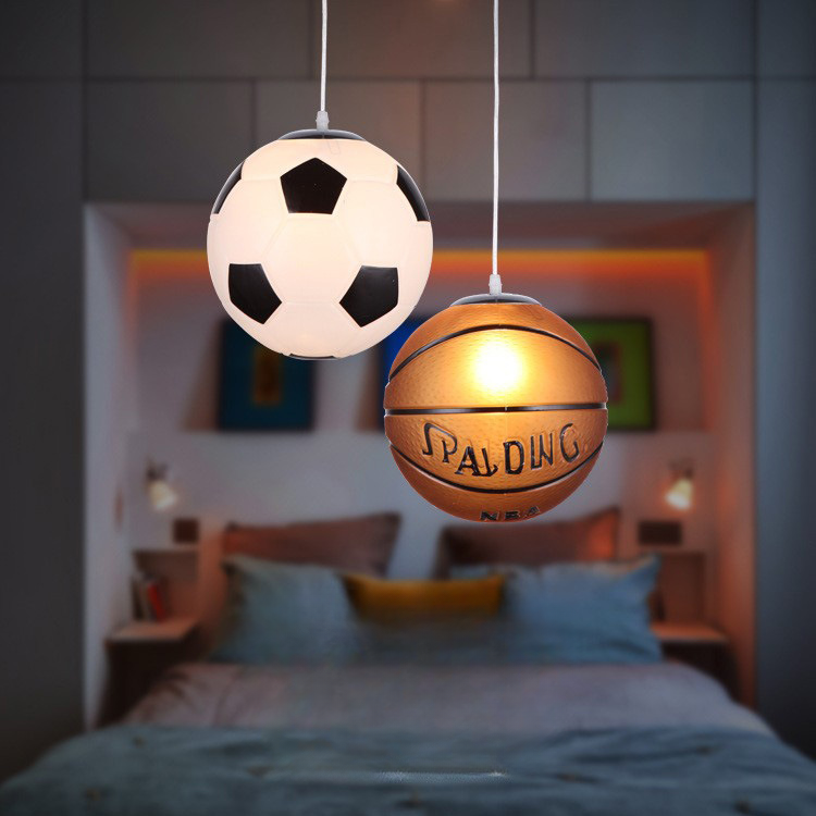 Plafonnier Sphérique en Verre pour Chambre d'Enfant – Lampe LED Colorée Design Planète Éclairage Electro Paris