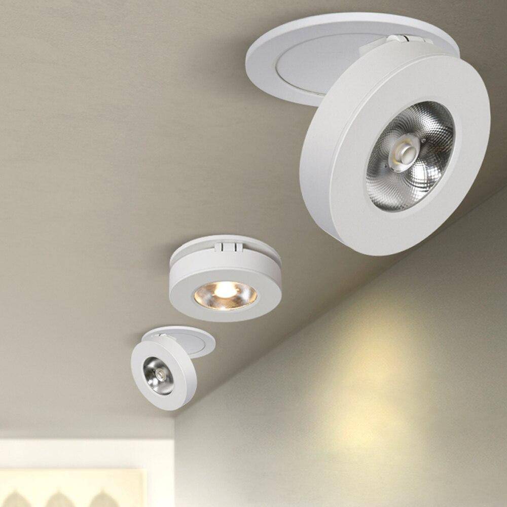 Spot LED Encastrable Orientable Moderne – Éclairage Ajustable pour Intérieur Éclairage Electro Paris