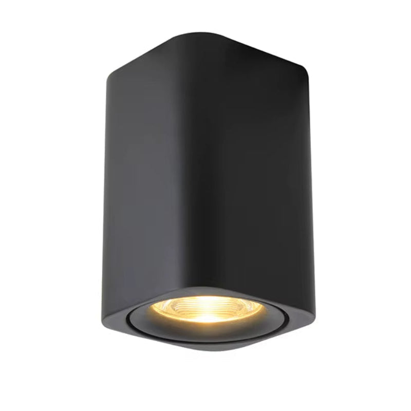 Spot de plafond LED carré moderne pour une utilisation en intérieur Ceiling Lamp Electro Paris Noir Blanc chaud