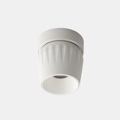 Spot de plafond minimaliste avec tête pivotante Ceiling Lamp Electro Paris Blanc chaud