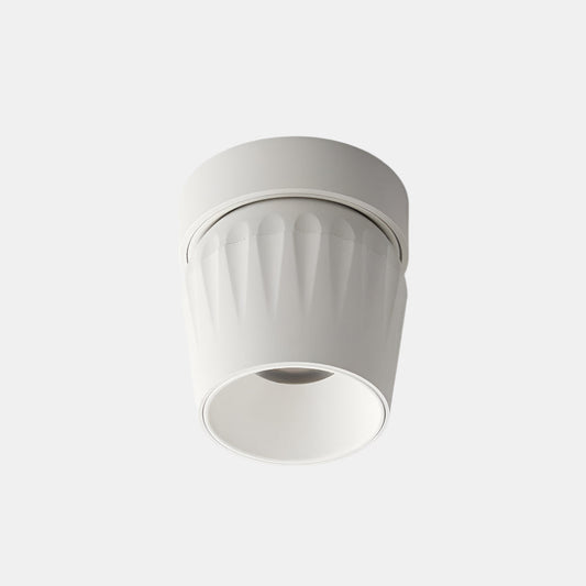 Spot de plafond minimaliste avec tête pivotante Ceiling Lamp Electro Paris Blanc chaud