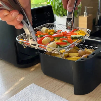 Paniers À Friture Empilables Pour Plus D’Espace Et Une Cuisson Parfaite Simultanée Home & Garden > Kitchen & Dining > Kitchen Tools & Gadgets > Air Fryer Accessories Electro Paris