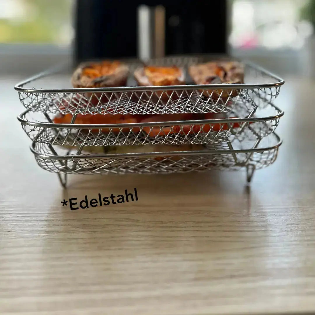 Paniers À Friture Empilables Pour Plus D’Espace Et Une Cuisson Parfaite Simultanée Home & Garden > Kitchen & Dining > Kitchen Tools & Gadgets > Air Fryer Accessories Electro Paris