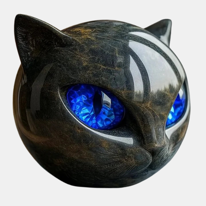 Statue Chat Noir – Décor Mystique et Gothique Home and decoration Electro Paris Bleu