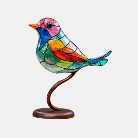 Statue d'Oiseau Artisanale en Bois – Figurine d'Art Nordique Minimaliste pour Décoration Statues et sculptures Electro Paris 1 oiseau