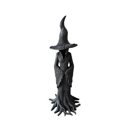 Décoration – Figurine Sorcière de l’Ombre en Résine, 15 cm, Décoration Fantastique Noire et Violette pour Collectionneurs Figurines et Statues Electro Paris