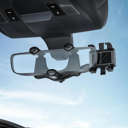Support Téléphone Universel – Mains Libres pour Rétroviseur de Voiture rearview mirror phone holder Electro Paris