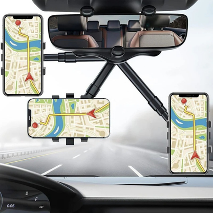 Support Téléphone Universel – Mains Libres pour Rétroviseur de Voiture rearview mirror phone holder Electro Paris
