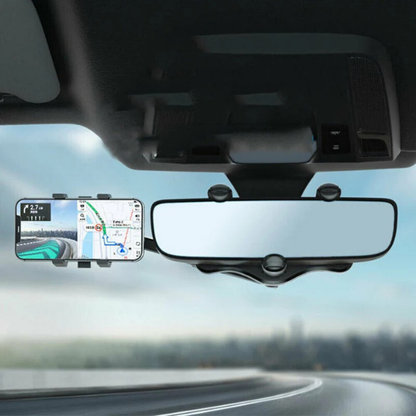 Support Téléphone Universel – Mains Libres pour Rétroviseur de Voiture rearview mirror phone holder Electro Paris