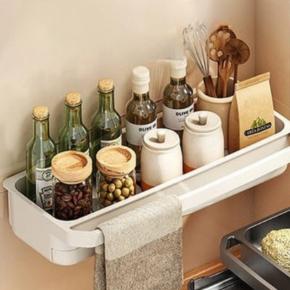 Support d'Évier Réglable pour Robinet – Organisateur en Aluminium pour Éponge et Savon Rangement et organisation de cuisine Electro Paris blanc